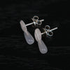OLIO E ACETO Sterling Silver Quartzite/Lapis Lazuli/Red Snakeskin Jade Annual Ring Teardrop Earrings OLIO-OA13E03-BY White/Silver (OA13E01)